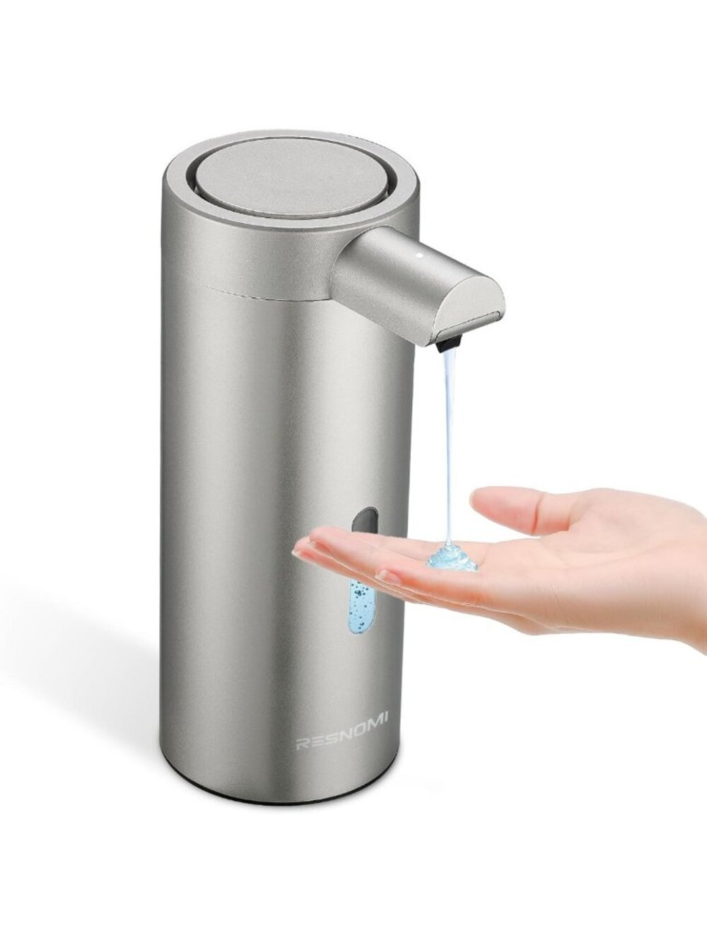 Touchless Automatic Liquid Soap Dispenser, Stainless Steel, Rechargeable